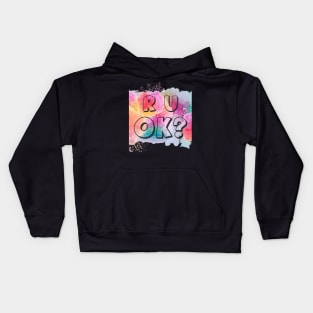 r u ok | are you ok | ru ok Kids Hoodie